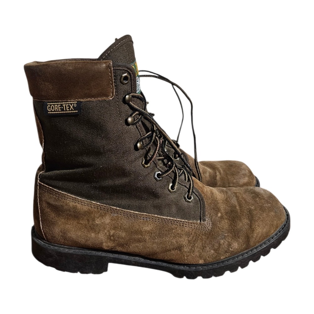 RedHead Bone-Dry GoreTex Boots Thinsulate Leather/Canvas Mens US 10 Hiking Work